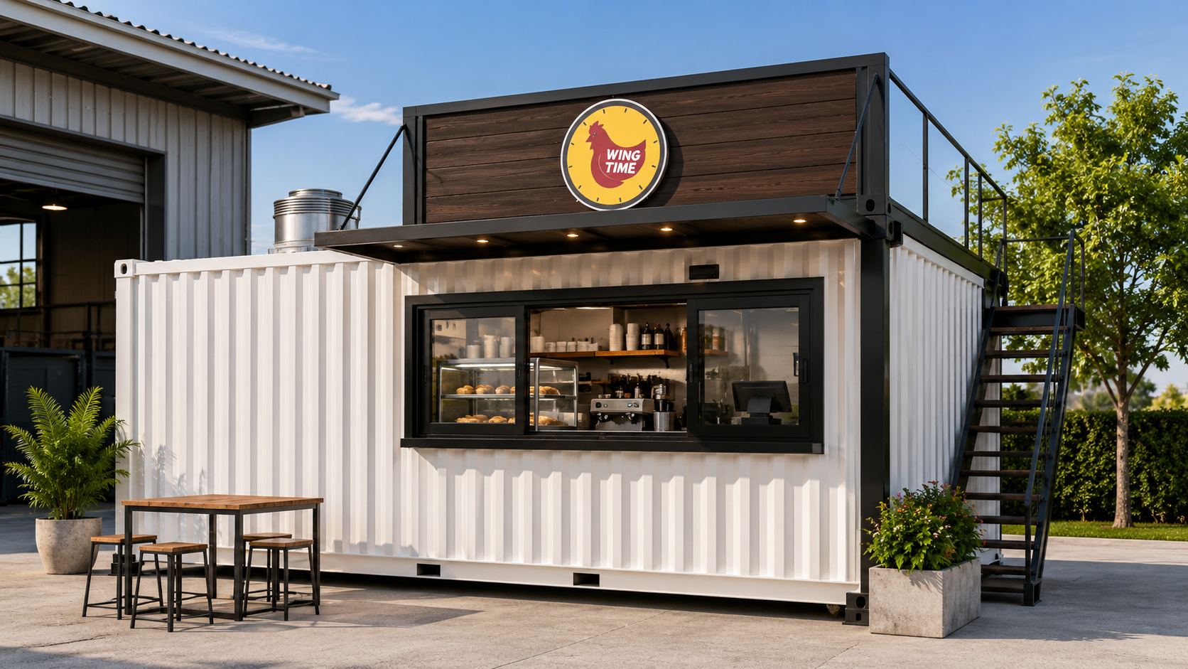 Container Bar Pop Up